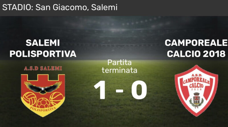 Calcio: il Salemi prevale sul Camporeale per 1 a 0